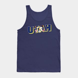 Utah vintage style retro souvenir Tank Top